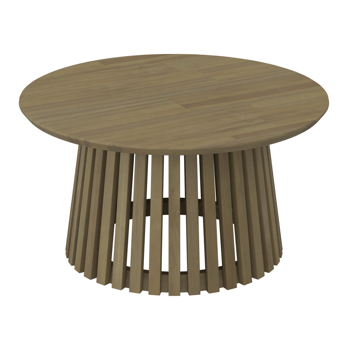 Beistelltisch aus Akazien-Holz von Ambia Garden für den Garten/Outdoor im modernen Boho-Design mit Streben von XXX-Lutz