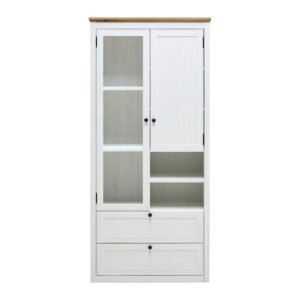 wohnli-moebel-suche-000003012402 Wohnli Möbelsuche - Vitrine Korsika Eichefarben/Weiß
