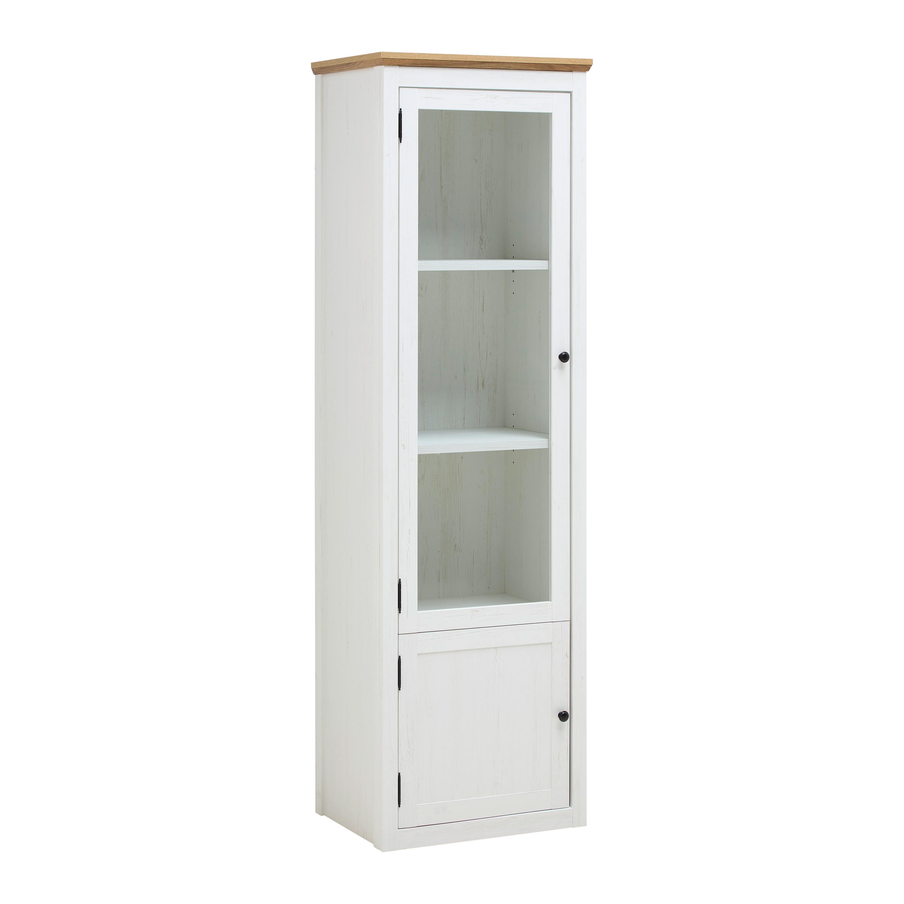 wohnli-moebel-suche-000003012409 Wohnli Möbelsuche - Vitrine Korsika Eichefarben/Weiß