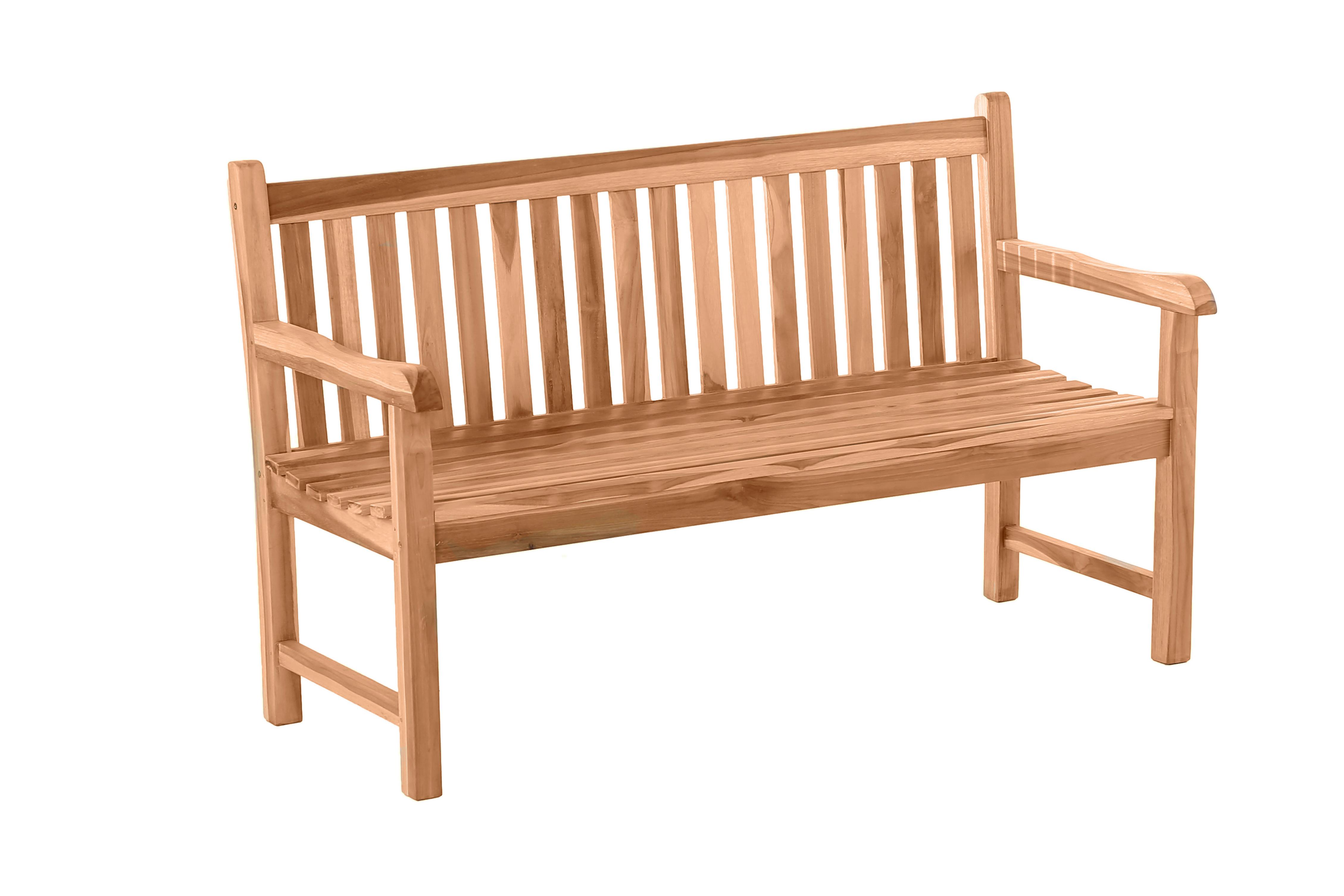 wohnli-moebel-suche-00002N001819 Wohnli Möbelsuche - Gartenbank 3-Sitzer ca. 150 cm Naturfarben Teakholz