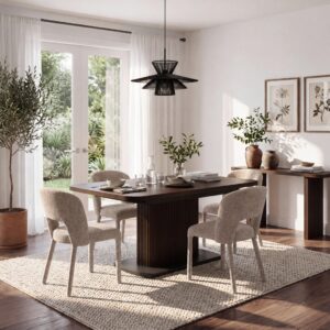 Stuhl Anea Hellgrau Webstoff Gepolstert Holz, Metall, Textil Bessagi Home Möbel > Stühle > Esszimmerstühle > Holzstühle Grau