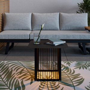 Wohnli Möbelsuche - Gartenbeistelltisch Tracy Schwarz Solar