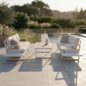 wohnli-moebel-suche-000062002001 Wohnli Möbelsuche - Loungegarnitur Tilly Creme Metall/Outdoorstoff +Abdeckung