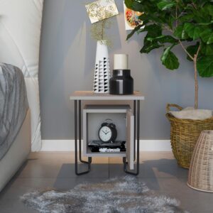 Nachtich Acres ca. 40x45x40 cm Beige Holzwerkstoff Livetastic Möbel > Kommoden & Schubladenschränke > Nachttische Beige