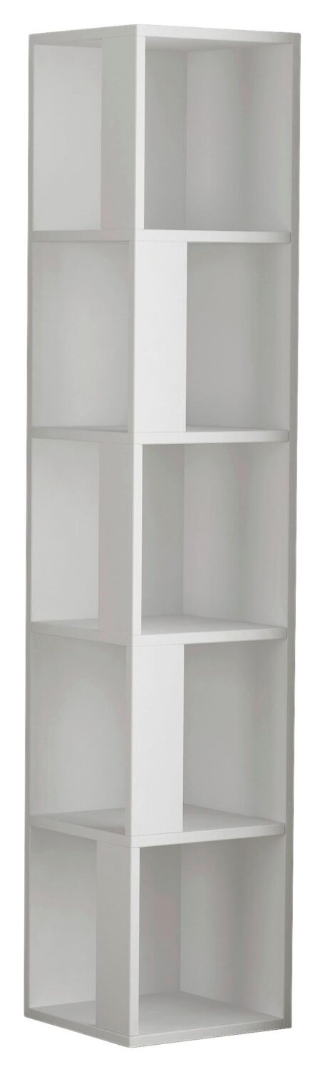 Wohnli Möbelsuche - Eckregal Weiß ca. 32x159x32 cm