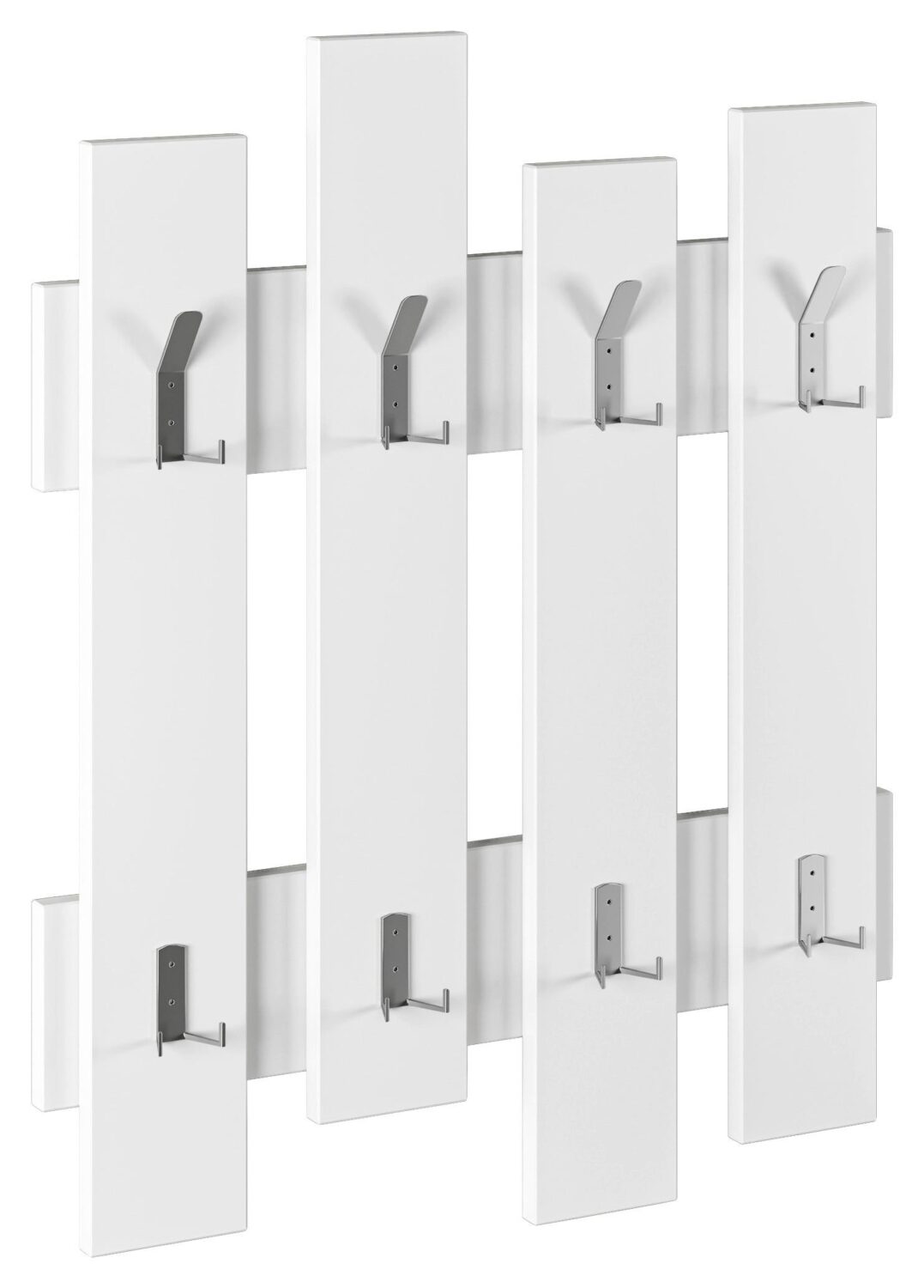 Wohnli Möbelsuche - Wandgarderobe Wave ca.64x81cm Weiß