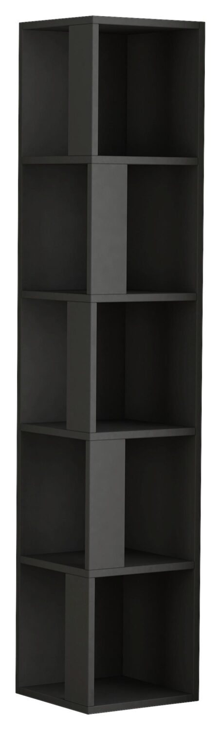 Wohnli Möbelsuche - Eckregal PIANO Anthrazit ca. 32x159x32 cm