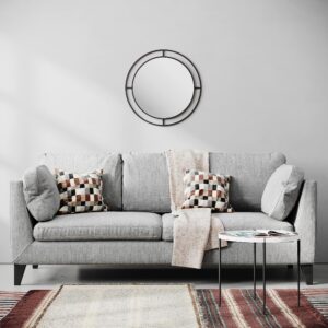 Spiegel Bubble ca. 57 cm Schwarz Metall Livetastic Spiegel > Wandspiegel Schwarz