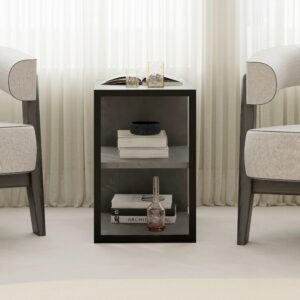 Beistelltisch Echo ca. 42x45x30 cm Grau Metall, Holzwerkstoff Livetastic Möbel > Tische > Beistelltische > Beistelltische Metall Grau