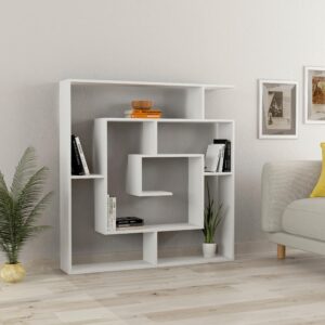 Bücherregal Labirent ca. 125x129x22 cm Weiß Holzwerkstoff Livetastic Wohnzimmermöbel Weiß