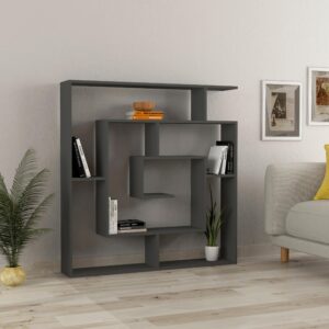 Bücherregal Labirent ca. 125x129x22 cm Anthrazit Holzwerkstoff Livetastic Wohnzimmermöbel Anthrazit