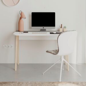 Computertisch Luton Dunkelgrau/Weiß ca.120x60x75cm Holzwerkstoff Livetastic Möbel > Tische > Schreibtische > Gamingtische Weiß