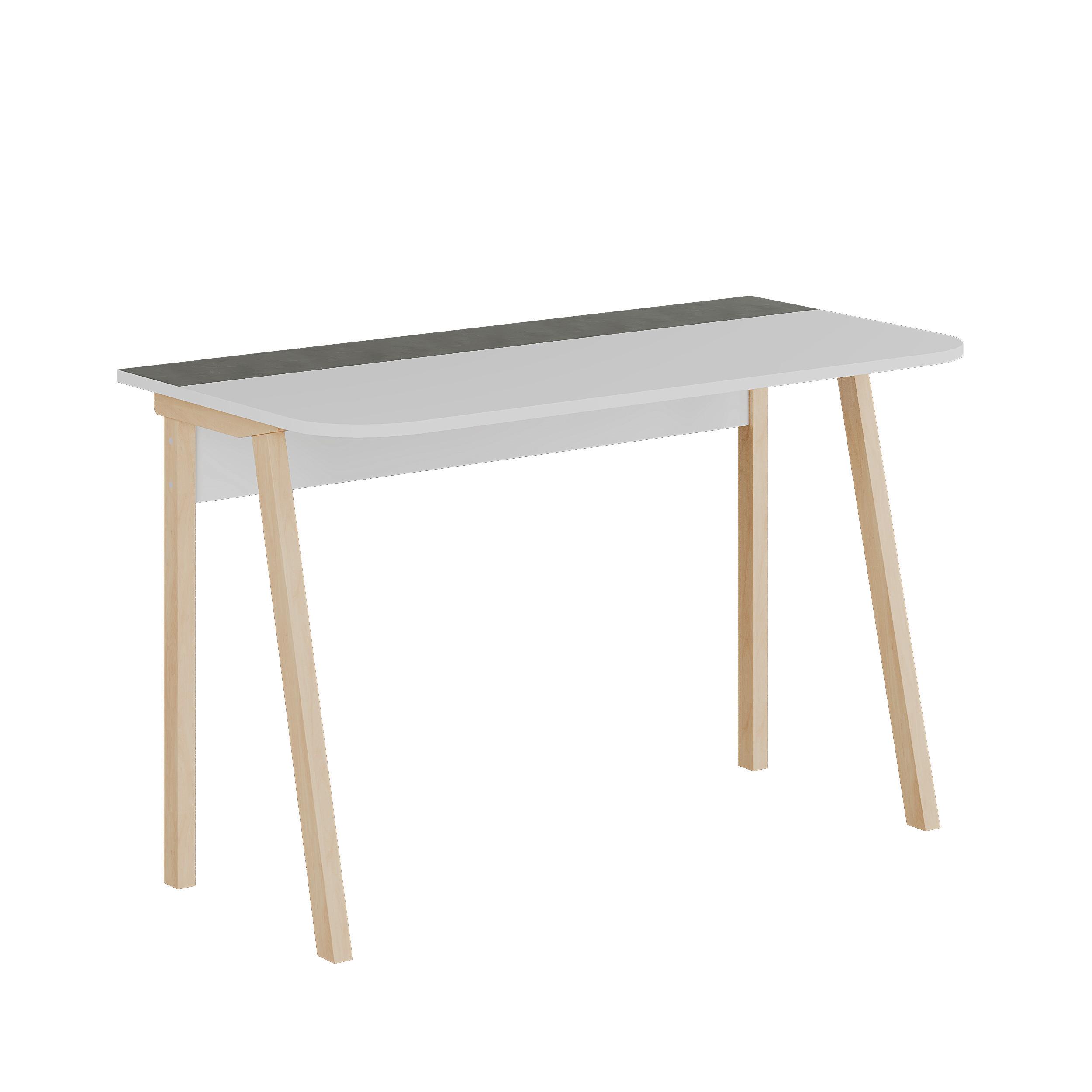 wohnli-moebel-suche-000074010402 Wohnli Möbelsuche - Computertisch Luton Dunkelgrau/Weiß ca.120x60x75cm