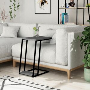 Beistelltisch Pal ca. 30x40x57 cm Anthr/Schwarz Metall, Holzwerkstoff Livetastic Möbel > Tische > Beistelltische > Beistelltische Metall Anthrazit