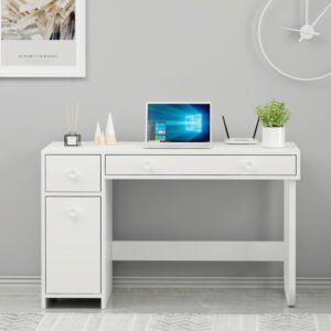 Schreibtisch Asil Weiß ca. 120x60x74cm Holzwerkstoff Livetastic Möbel > Tische > Schreibtische > Schreibtische Weiß