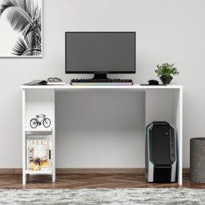 Schreibtisch Alya Weiß ca. 120x60x73cm Holzwerkstoff Livetastic Möbel > Tische > Schreibtische > Schreibtische Weiß