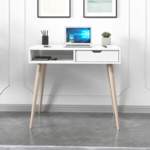 Schreibtisch Offer Weiß ca. 90x60x80cm Holzwerkstoff Livetastic Möbel > Tische > Schreibtische > Schreibtische Weiß