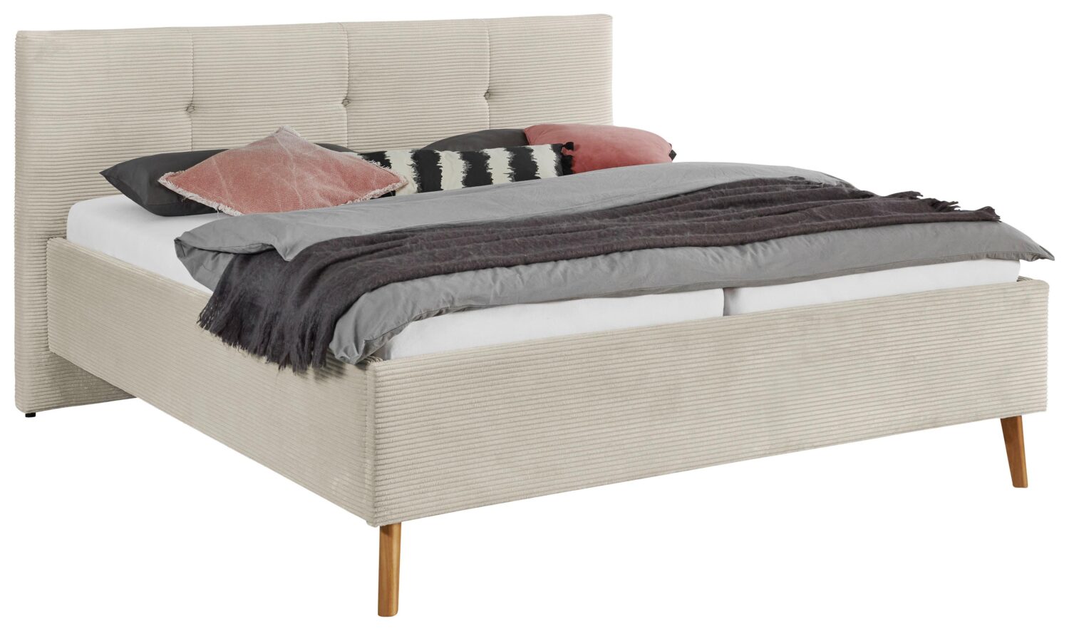 Wohnli Möbelsuche - Polsterbett Meila Beige ca. 180x200cm