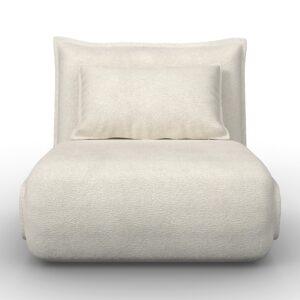 Wohnli Möbelsuche - Schlafsessel Macy Bouclé Weiß