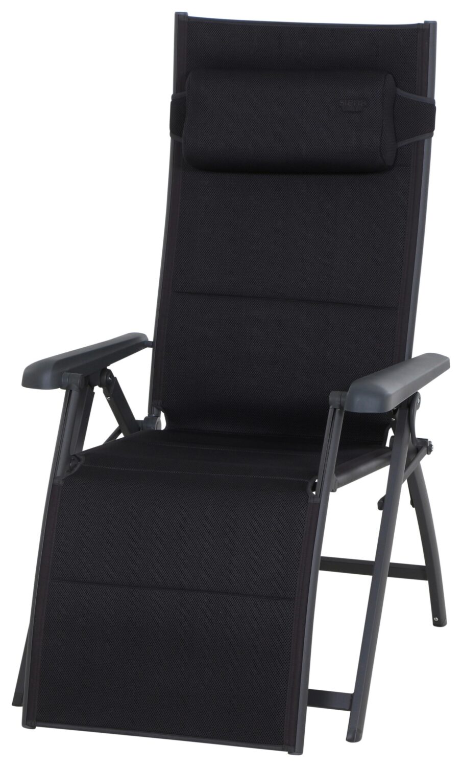 Garten-Relaxliegel Anthrazit Aluminium klappbar Metall, Textil Siena Garden Garten & Outdoor > Gartenmöbel > Gartenstühle Anthrazit