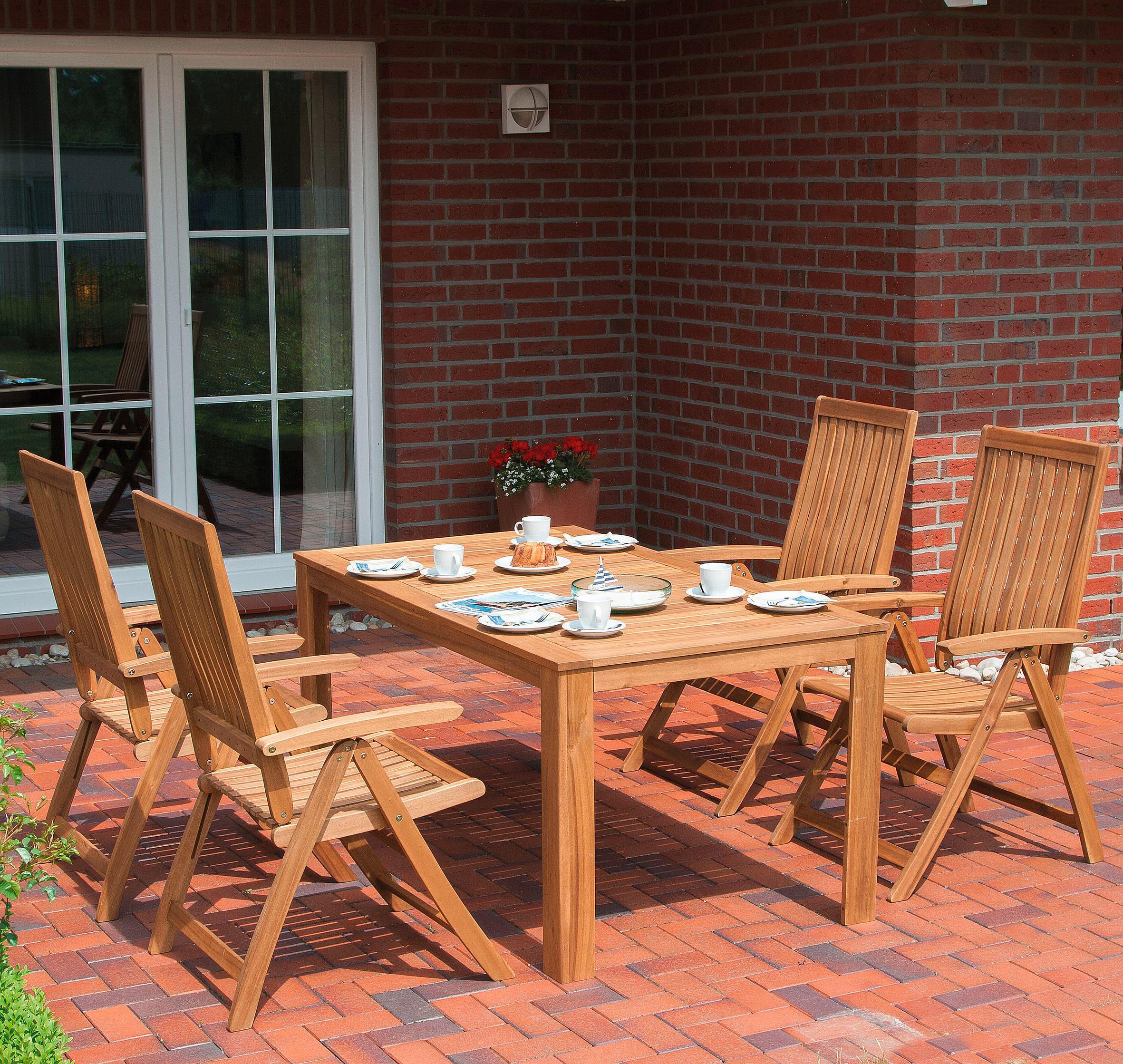 Gartensessel klappbar Paleros Echtholz Akazie Holz Gardenson Garten & Outdoor > Gartenmöbel > Gartenstühle Braun