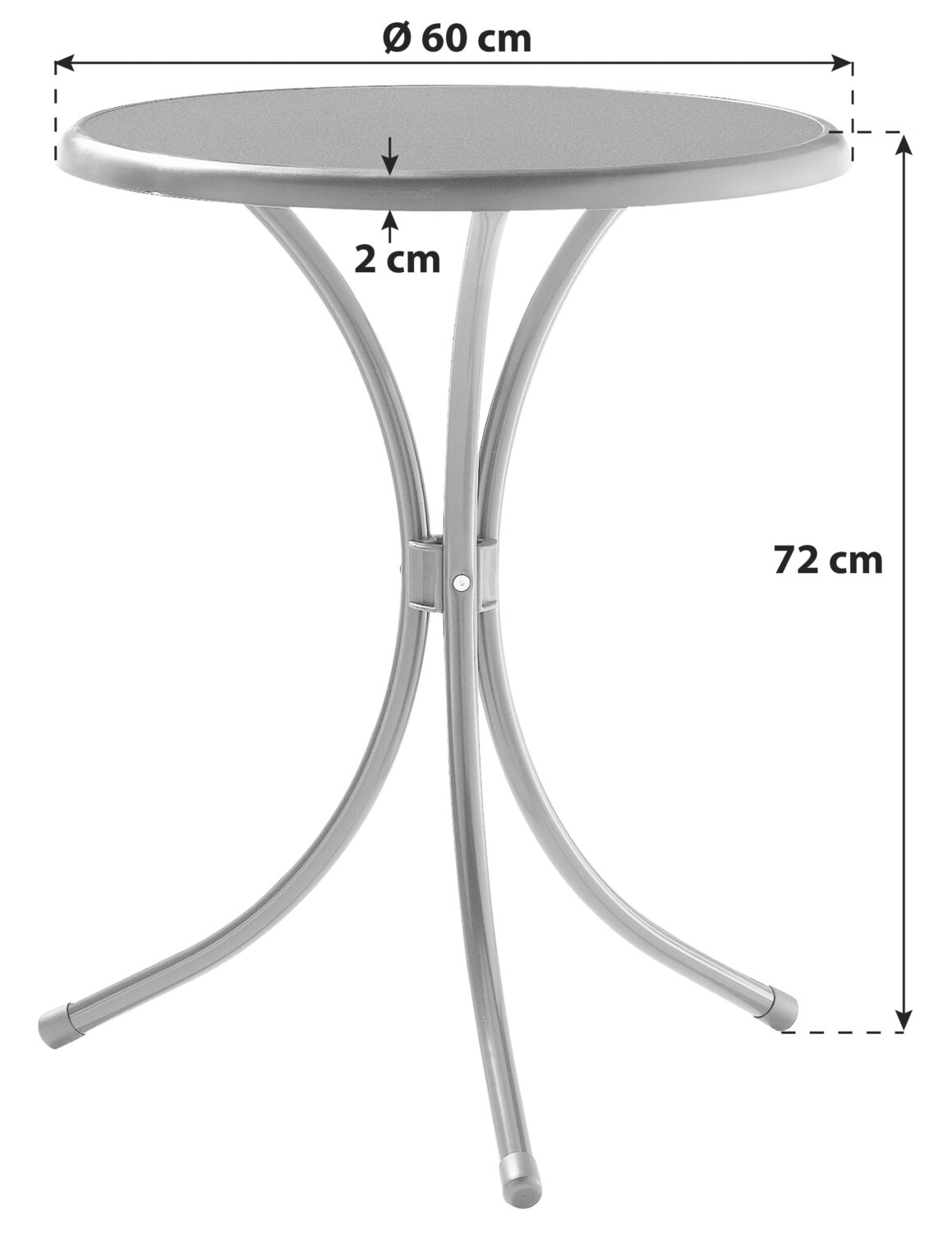 GARTENTISCH 487946 Holzwerkstoff Sieger Garten & Outdoor > Gartenmöbel > Gartentische Grau