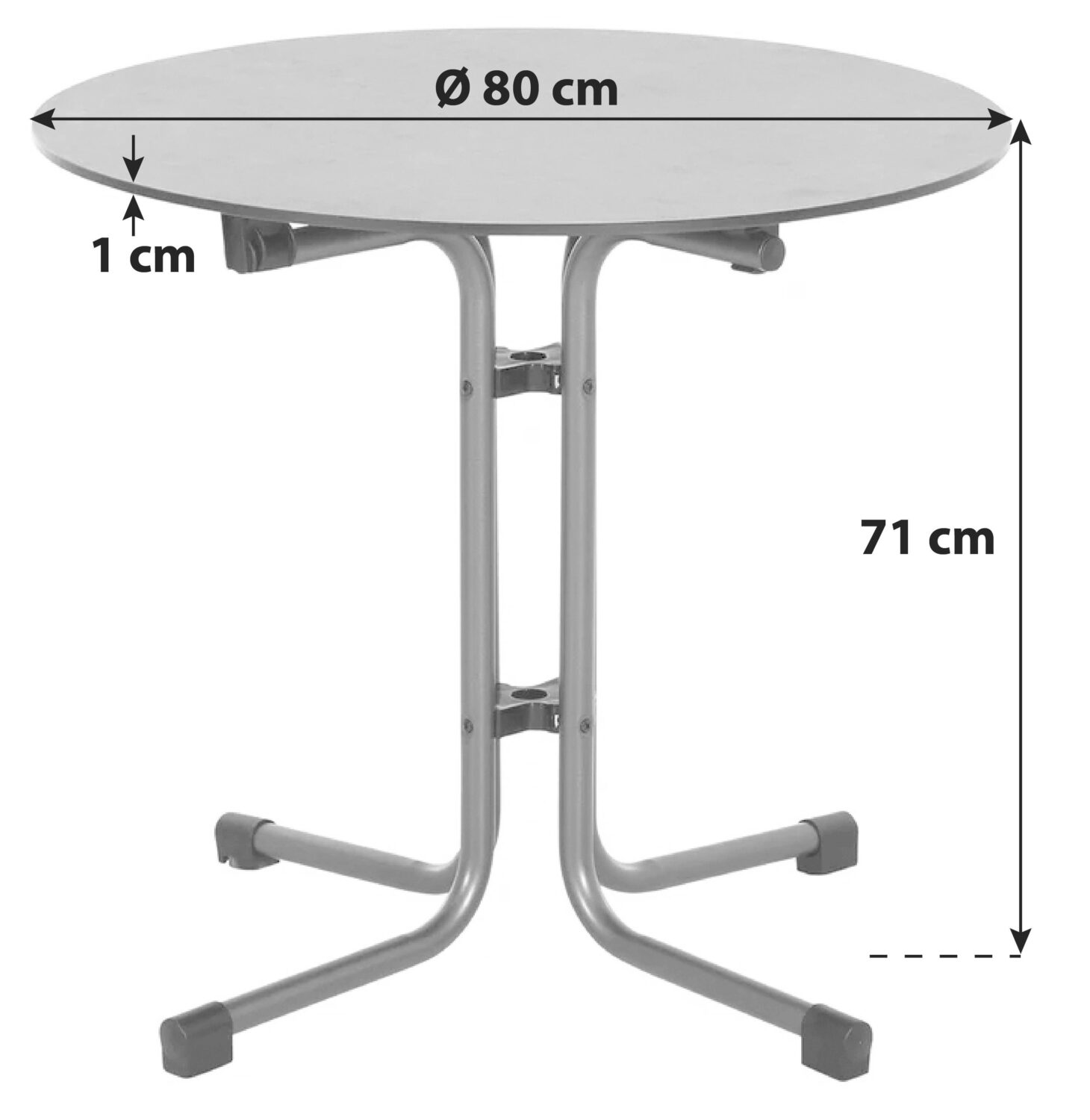GARTENKLAPPTISCH K95700 Metall, Kunststoff, Holzwerkstoff Siena Garden Garten & Outdoor > Balkonmöbel > Balkontische Anthrazit