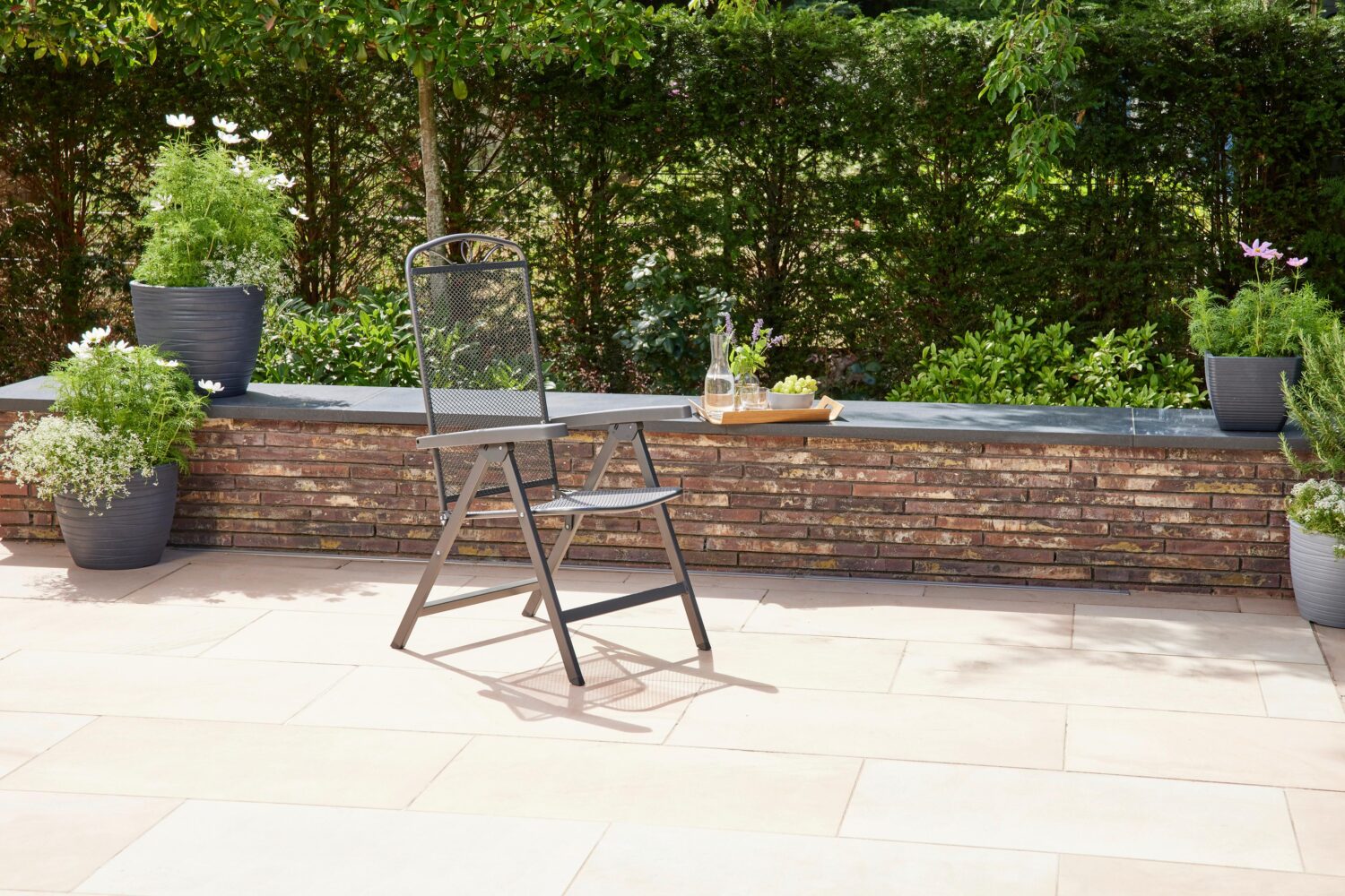 GARTENKLAPPSESSEL P23493 Metall Siena Garden Garten & Outdoor > Gartenmöbel > Gartenstühle Anthrazit