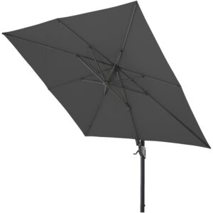AMPELSCHIRM S08120 Metall Siena Garden Garten & Outdoor > Sonnen- & Sichtschutz > Sonnen- & Ampelschirme Anthrazit