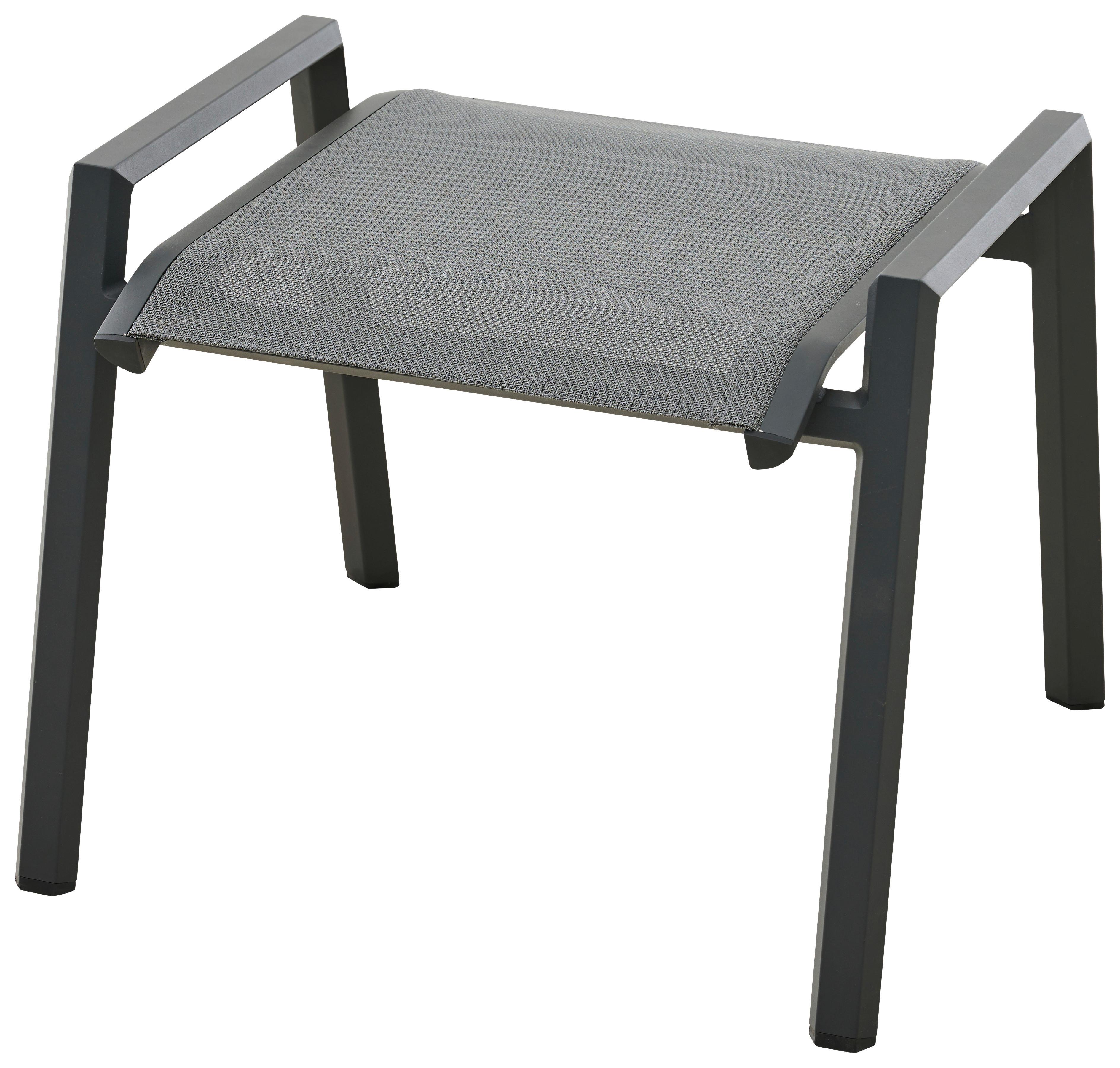 Gartenhocker Tauro Anthrazit Metall, Kunststoff Siena Garden Möbel > Sessel > Hocker Anthrazit