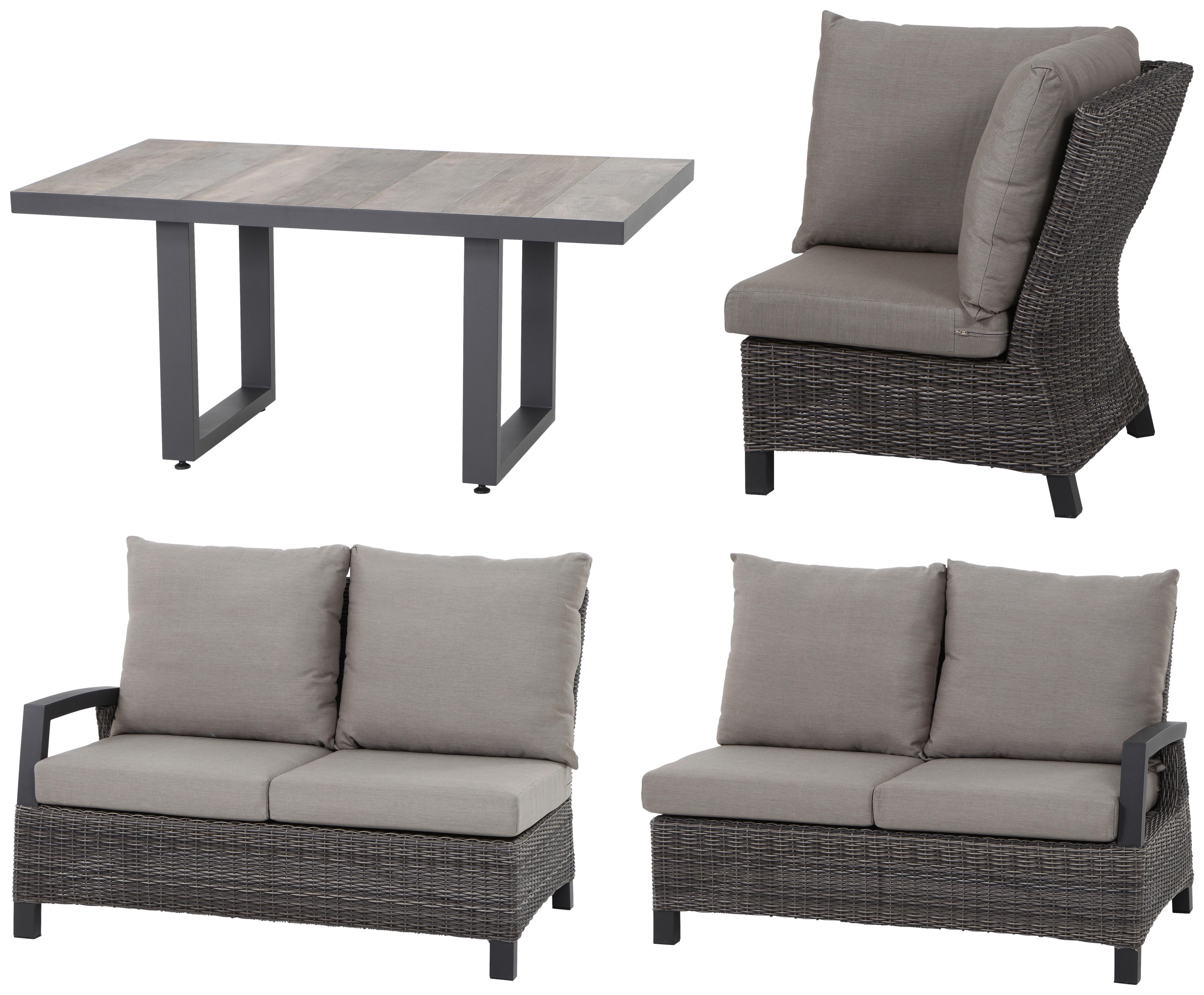 wohnli-moebel-suche-000171044201 Wohnli Möbelsuche - Loungegarnitur Corido 4-tlg. Grau