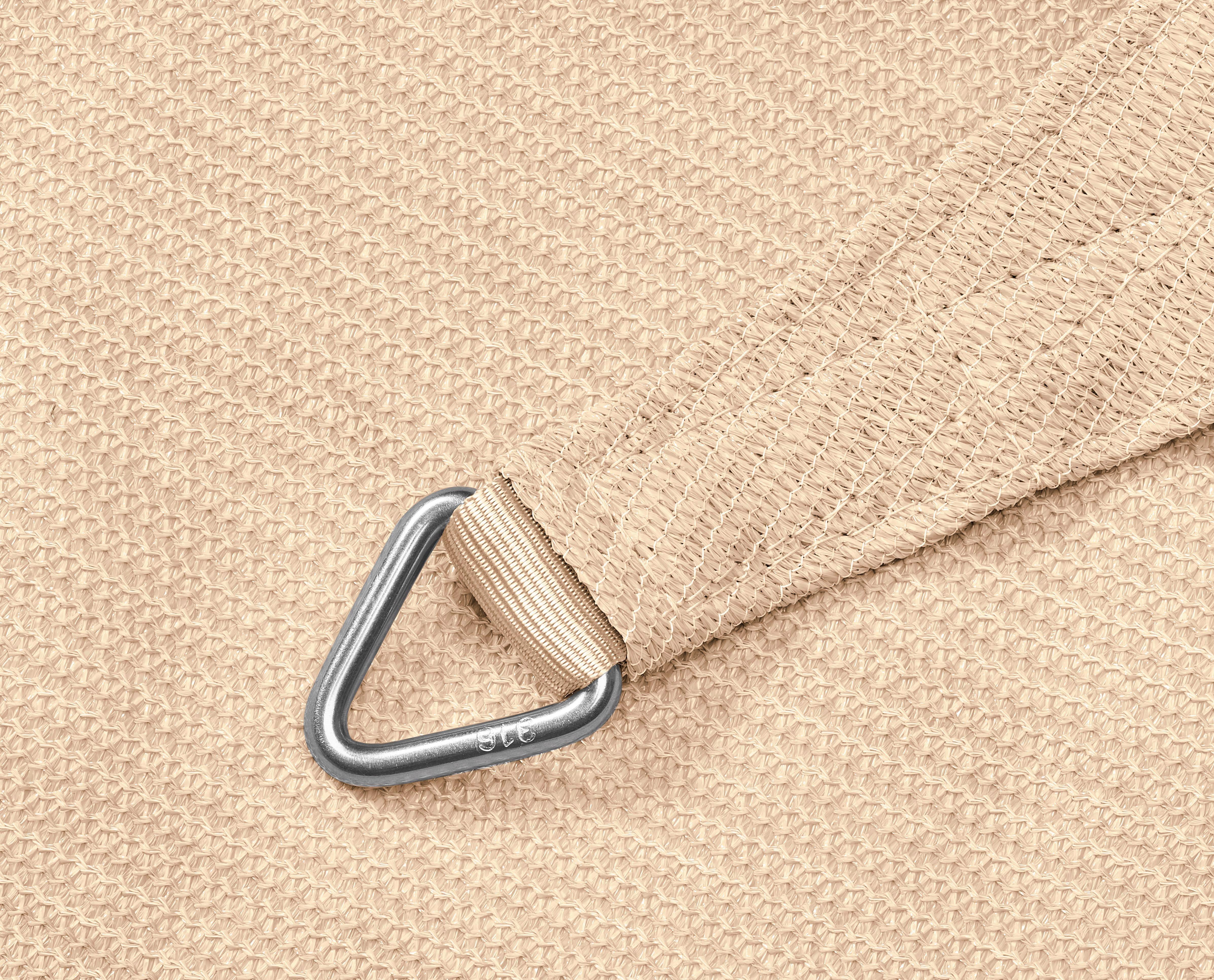 SONNENSEGEL COOLFIT Kunststoff Gardenson Garten & Outdoor > Sonnen- & Sichtschutz > Sonnensegel Weiß