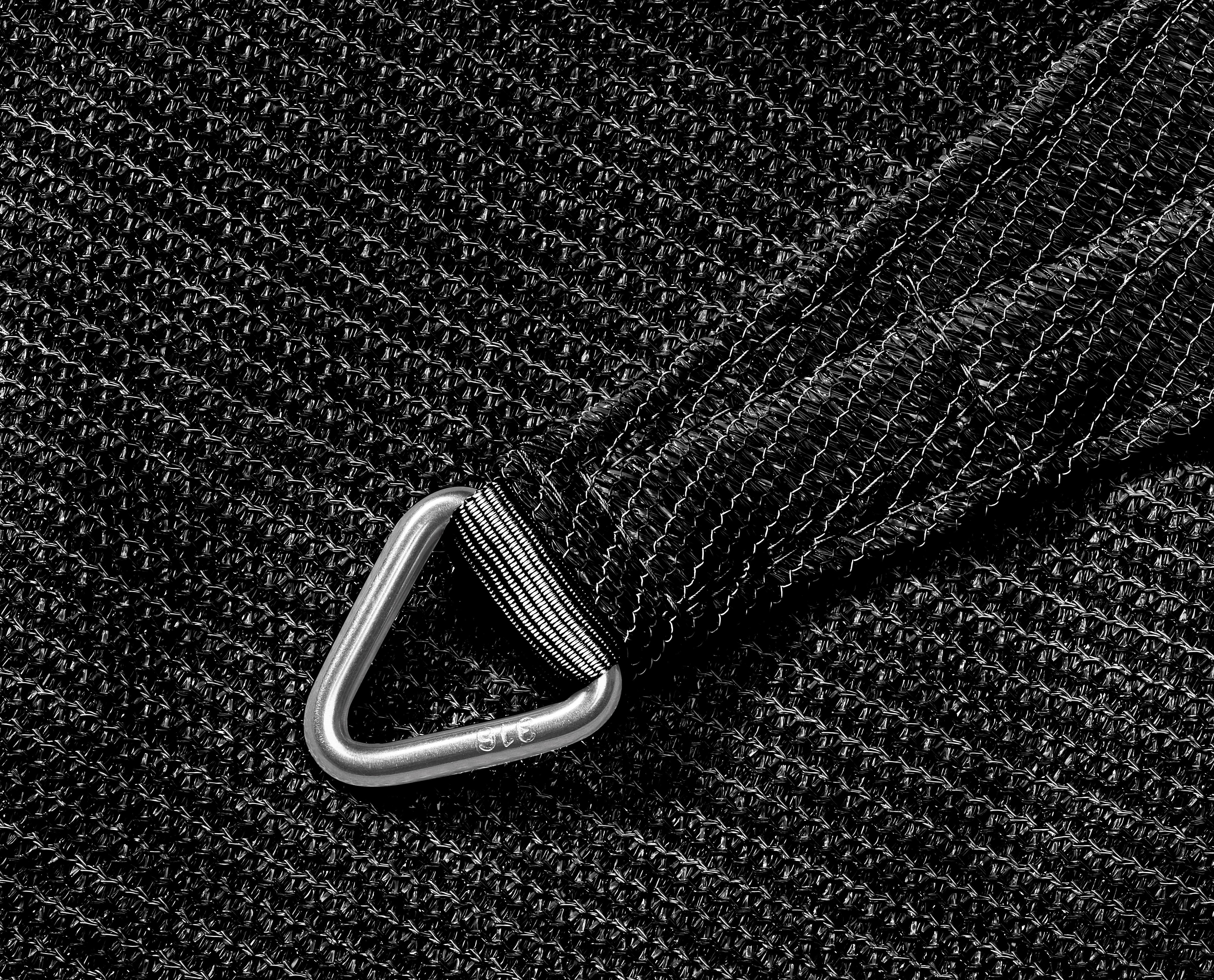 Sonnensegel Coolfit Schwarz Kunststoff Gardenson Garten & Outdoor > Sonnen- & Sichtschutz > Sonnensegel Schwarz