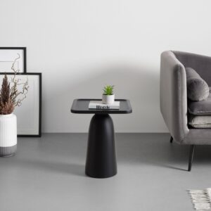 Beistelltisch Noir Schwarz Holz Premium Living Möbel > Tische > Beistelltische Schwarz