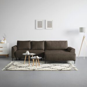 wohnli-moebel-suche-000215000715-1 Ecksofa Integra Braun Textil Mömax Möbel > Sofas & Couches > Wohnlandschaften > Ecksofas > Eckschlafsofas Braun