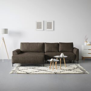 Ecksofa Integra Beige Textil Mömax Möbel > Sofas & Couches > Wohnlandschaften > Ecksofas > Eckschlafsofas Braun