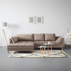 Wohnlandschaft Palermo Beige Textil Mömax Möbel > Sofas & Couches > Wohnlandschaften Beige