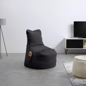 Sitzsack Cortona Cord Anthrazit Textil Mömax Wohnzimmermöbel Anthrazit