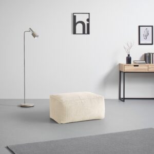 Hocker Caroline Weiß Textil Mömax Wohnzimmermöbel Weiß