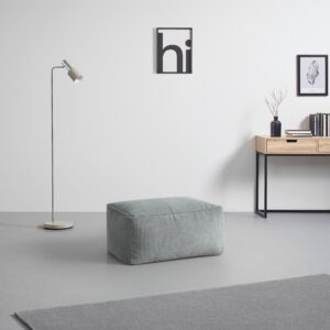 Hocker Caroline Grau Textil Mömax Wohnzimmermöbel Grau