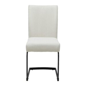 Schwingstuhl Nelia Beige Cord Gepolstert Holz, Metall, Textil Bessagi Home Möbel > Stühle > Esszimmerstühle > Schwingstühle Beige