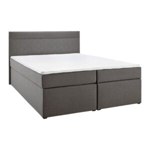 Boxbett Rosa ca. 140x200 cm Grau mit Topper Textil, Holzwerkstoff Bessagi Home Möbel > Betten Grau