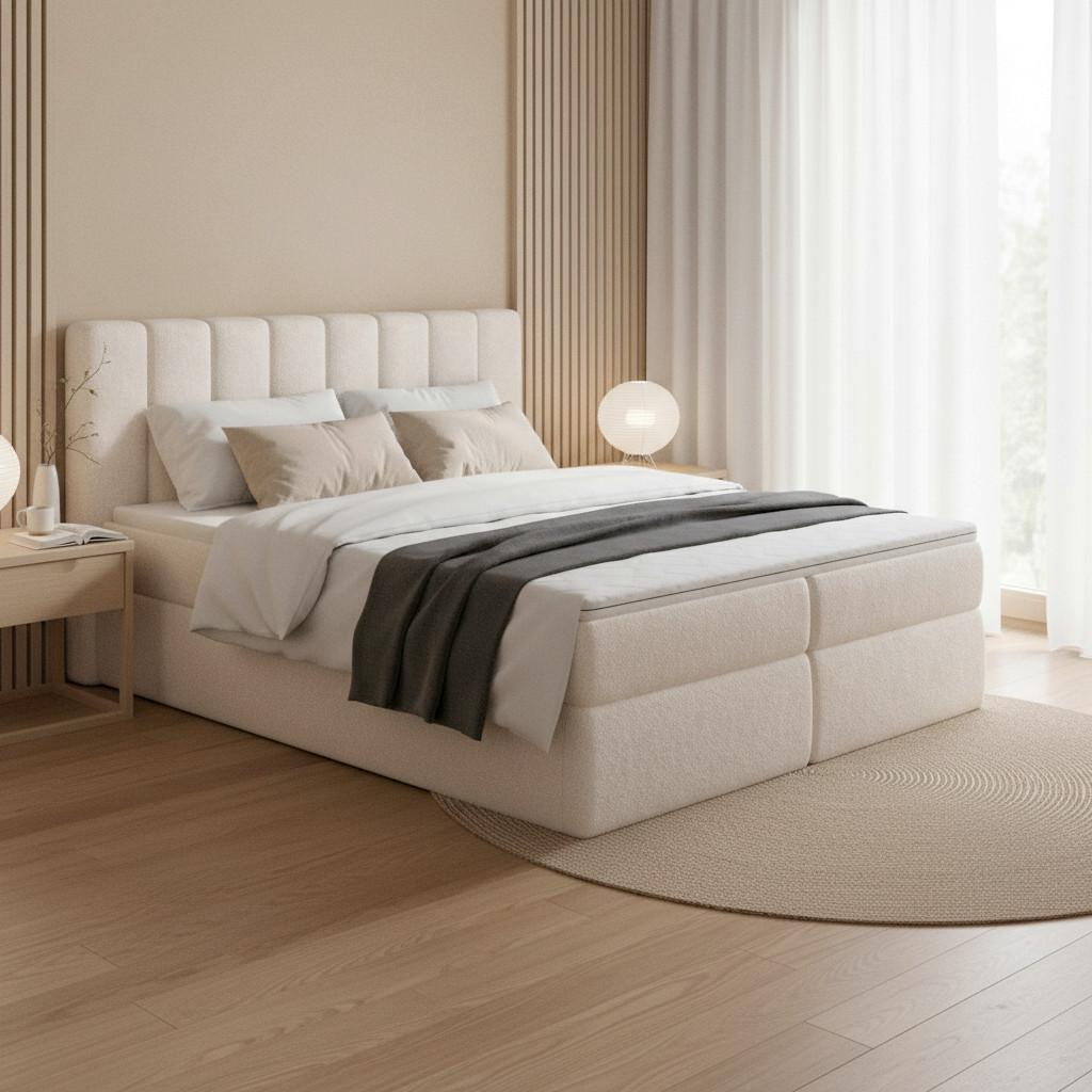 wohnli-moebel-suche-000298016201 Wohnli Möbelsuche - Boxbett Mala Creme ca. 180x200 cm mit Topper