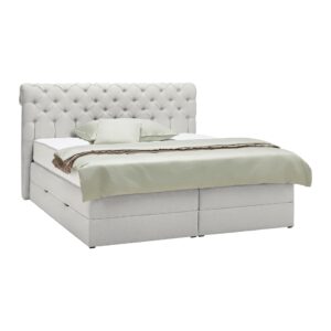 Wohnli Möbelsuche - Boxspringbett Belano Hellgrau ca. 160x200cm