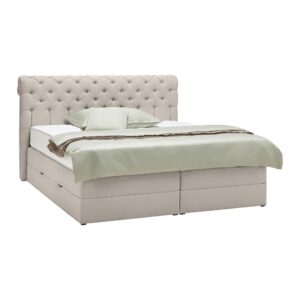 Wohnli Möbelsuche - Boxspringbett Belano Beige ca. 200x200cm