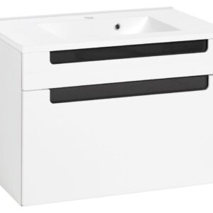 wohnli-moebel-suche-000307006629 Wohnli Möbelsuche - Waschtischkombi Siena ca. 80x54x47cm Anthrazit/Weiß