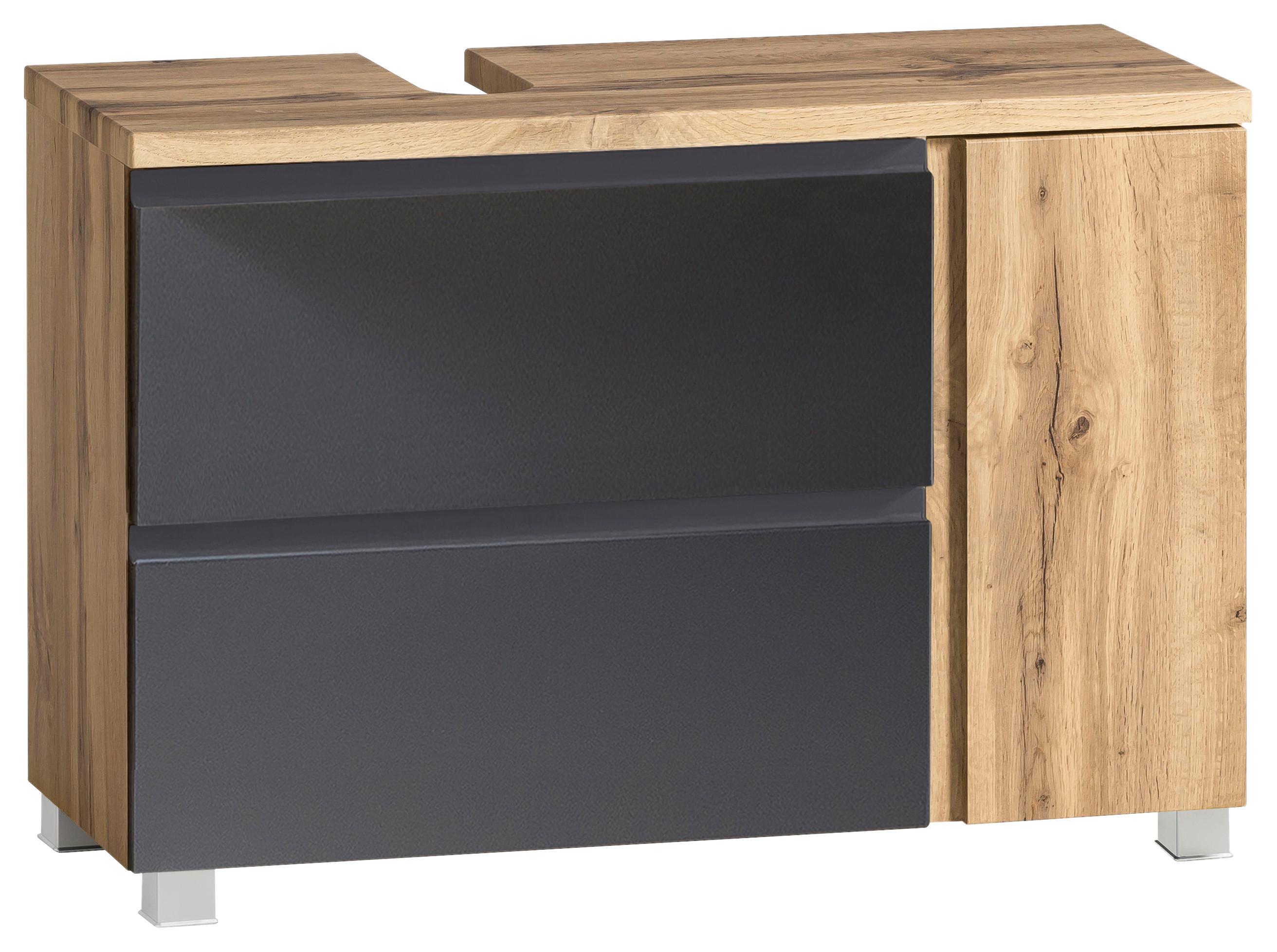 wohnli-moebel-suche-000307016834 Wohnli Möbelsuche - Waschbeckenunterschrank Varese ca. 85x56 cm Wotaneiche