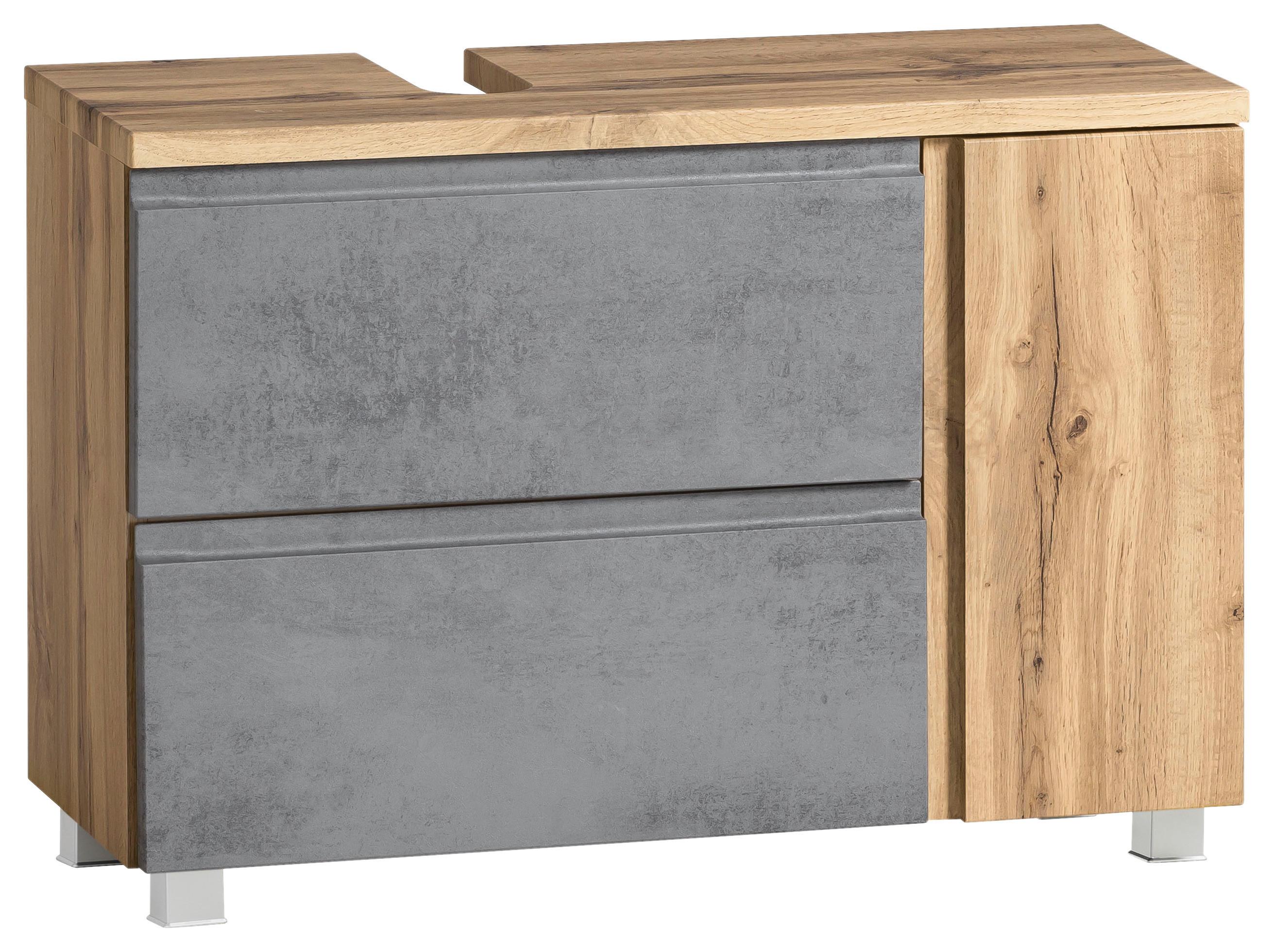 wohnli-moebel-suche-000307016850 Wohnli Möbelsuche - Waschbeckenunterschrank Varese ca. 85x56 cm Wotan Eiche