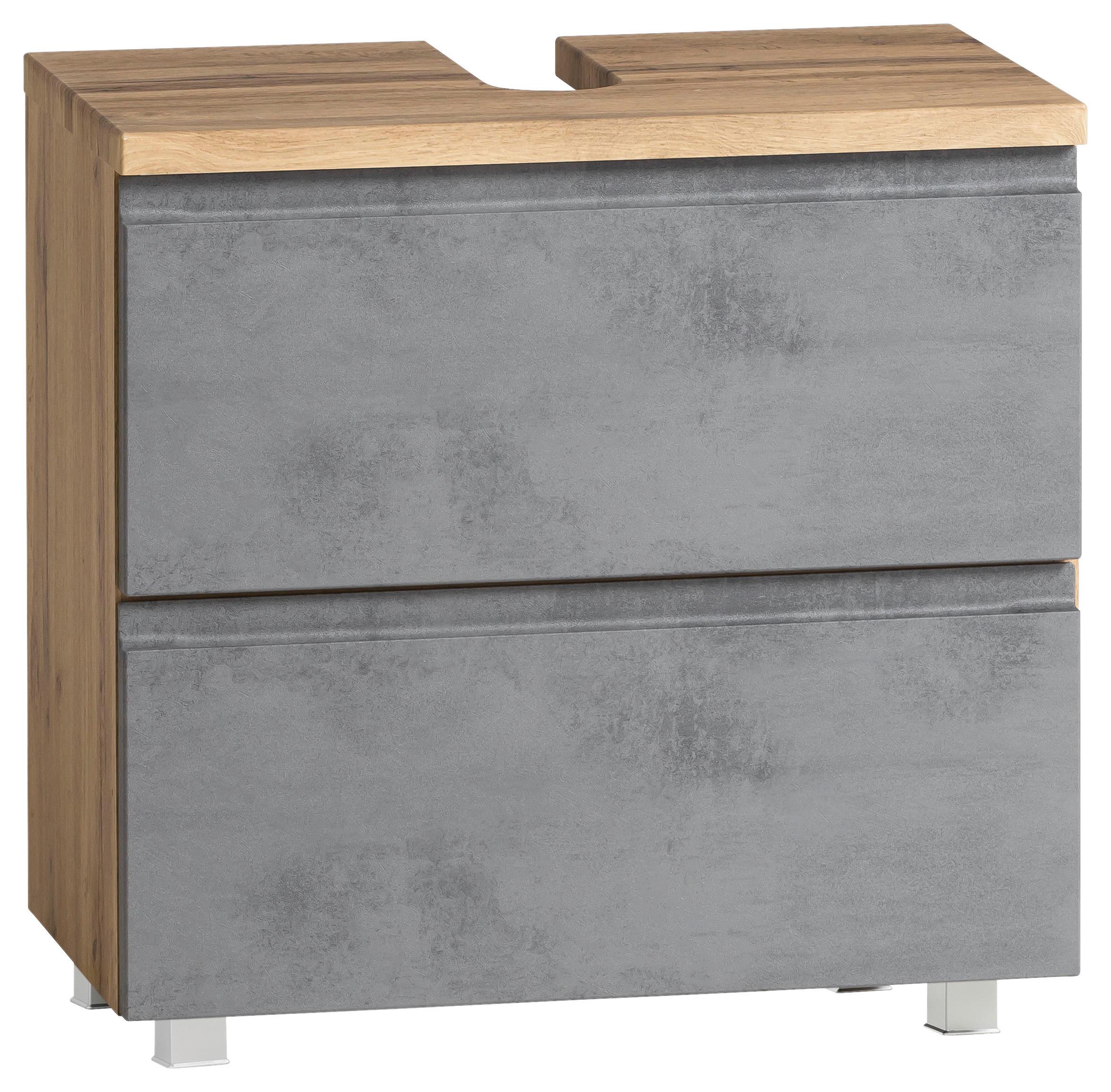 wohnli-moebel-suche-000307016852 Wohnli Möbelsuche - Waschbeckenunterschrank Varese ca. 60x56 cm Wotan Eiche