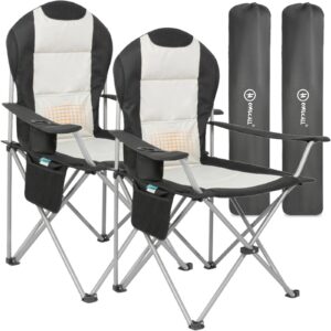 Wohnli Möbelsuche - Camping-Klappstuhl Schwarz/Weiß